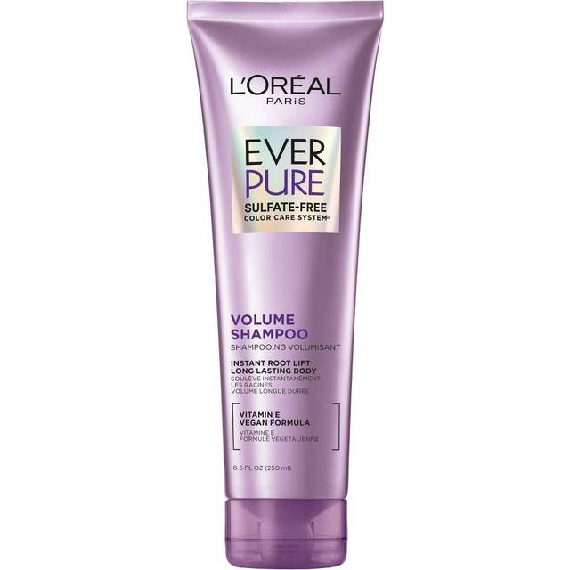 L'Oreal Paris EverPure Sulfate Free Volume Shampoo, with Lotus Flower, 8.5 Fl. Oz
