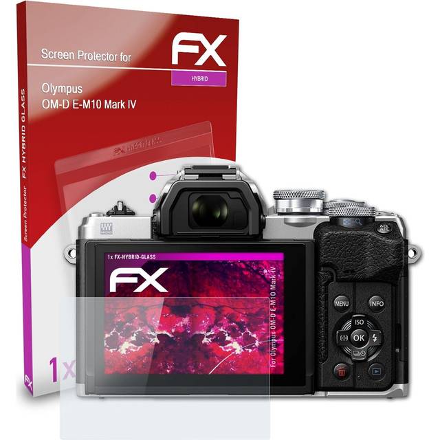 Atfolix glass protector for olympus om-d e-m10 mark iv 9h hybrid-glass