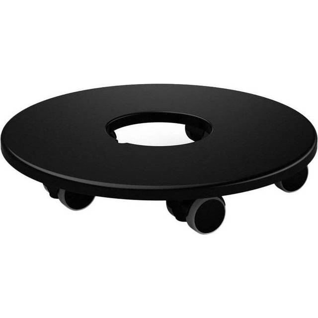 Black Plastic Coaster for LECHUZA Indoor and Outdoor Planters (Classico 50|Quadro 50|Canto 40| Cube 40|Cursivo 40)