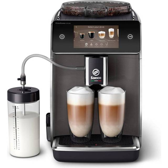 Saeco Gran Aroma Deluxe SM6682/10 Bean to Cup Coffee Machine - Grey