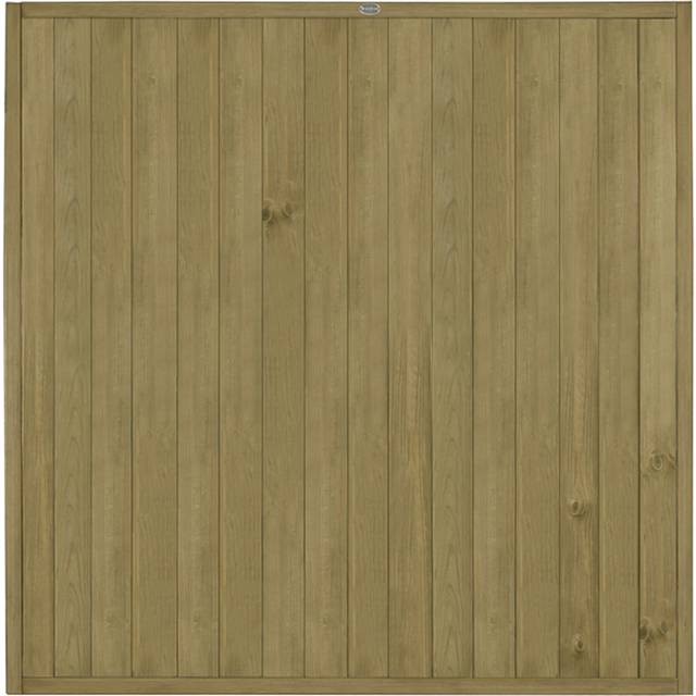 Forest 6' x 6' Pressure Treated Vertical Tongue and Groove Fence Panel (1.83m x 1.83m)