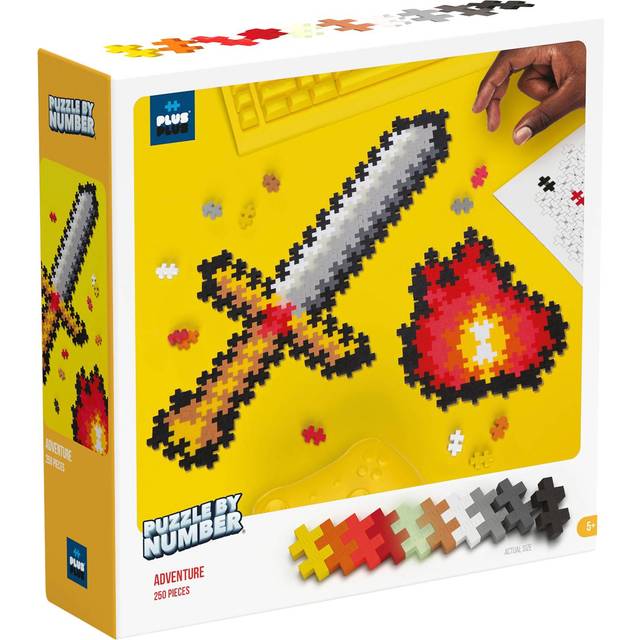 Plus-Plus Puzzle By Number Adventure 250 Delar