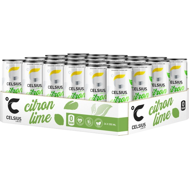 Celsius Citron/Lime 24x355ml