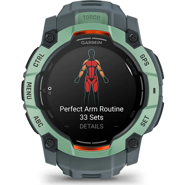 Garmin Smartwatch Instinct 3 Solar 50 mm Kohle/Schwarz 010-02935-00 - schwarz