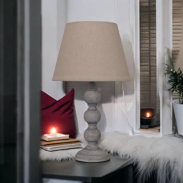 Aidric Lamp - Grey (31&#34;H x 15&#34;W x 15&#34;D)