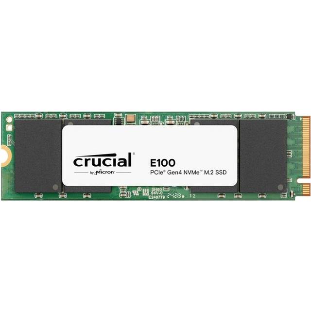 Crucial E100 - SSD - 480 GB - inbyggd - M.2 2280 - PCIe 4.0 x4 (NVMe)