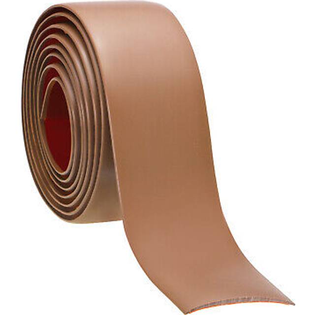 Self adhesive floor transition strip 6.6 ftx2" vinyl flat divider flooring,brown