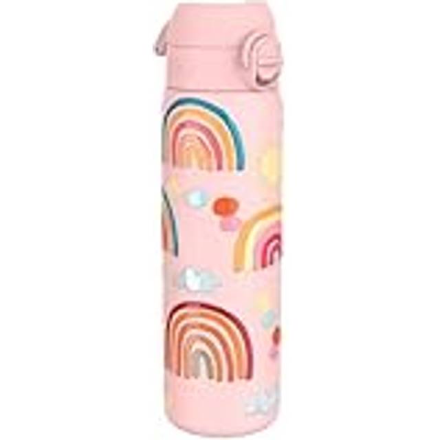 "Slim" vattenflaska, rostfritt stål, 500ml, Rainbows - Ion8