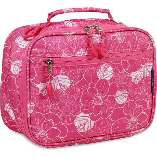 J World New York Cody Kids Lunch Bag Cute Insulated LunchBox  Pink Aloha