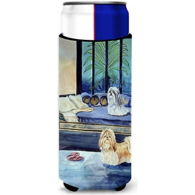 Shih Tzu Double Trouble Ultra Beverage Insulators for slim cans 7082MUK
