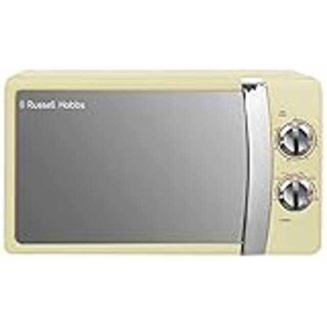 Russell Hobbs RHMM701C Manuell mikrovågsugn med en funktion 700 W, 17 l, 5 effektnivåer, ringsignal och timer, avfrostningsfunktion, enkel rengöring, ecru