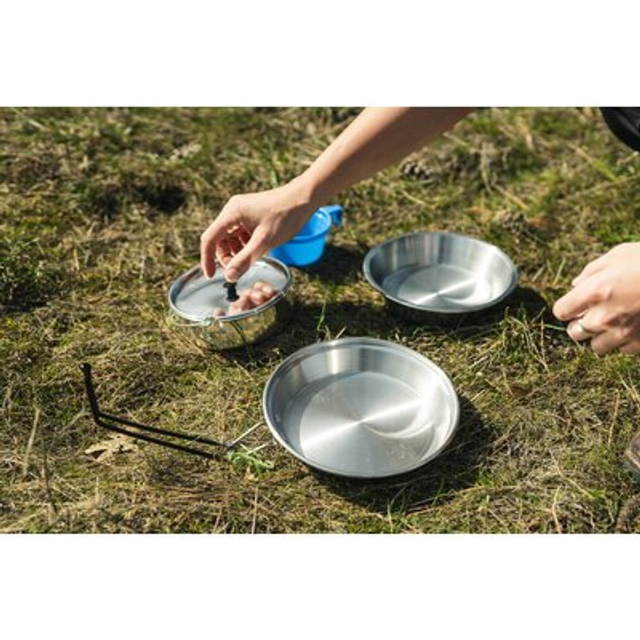 Stansport Heavy Duty Aluminum Cook Set 1 Person 250-P