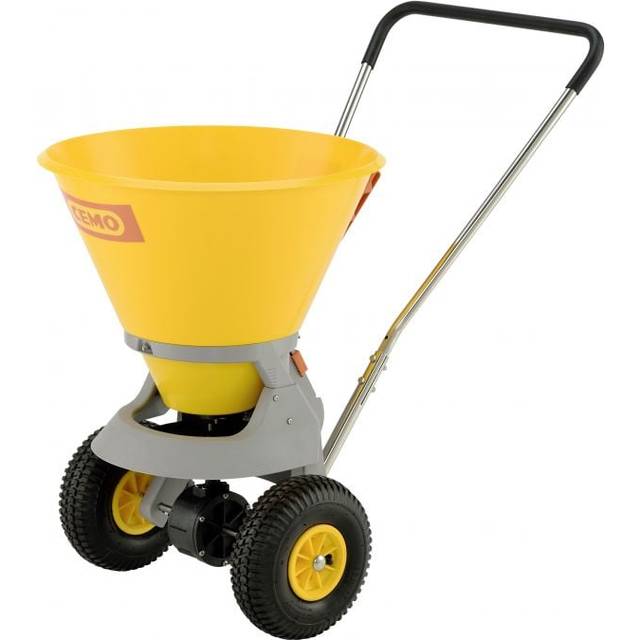 Cemo SW 35-C Salt Spreader with Adjustable Spread Width - 35L Capacity