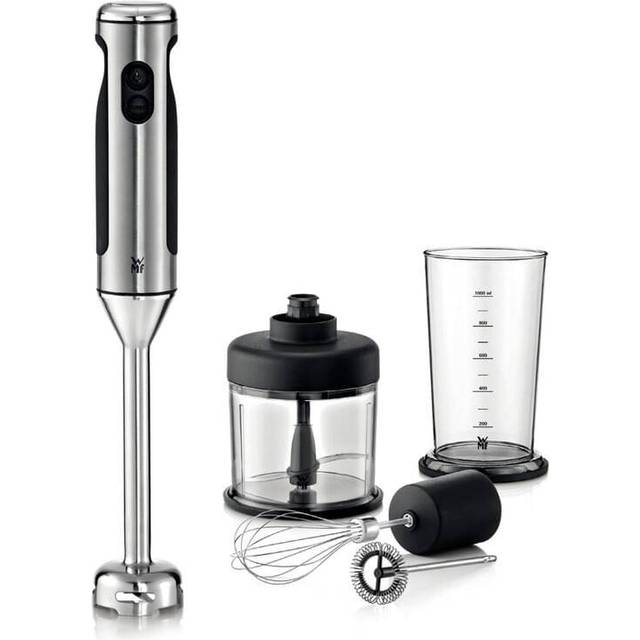 WMF 0416350011 Lineo, Stavmixer 4In1 Turbo 2+2 Knivteknologi Avtagbar Knivenhet Handblandaren Är Diskmaskinsäker 700 W
