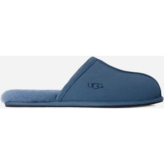 UGG® Scuff Slipper for Men in Blue, Size 7, Suede/Polyester/Wool - Pacific Blue