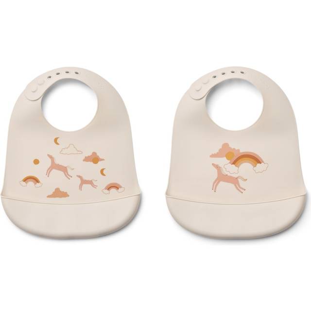 LIEWOOD - Haklapp Tilda 2-pack - Creme