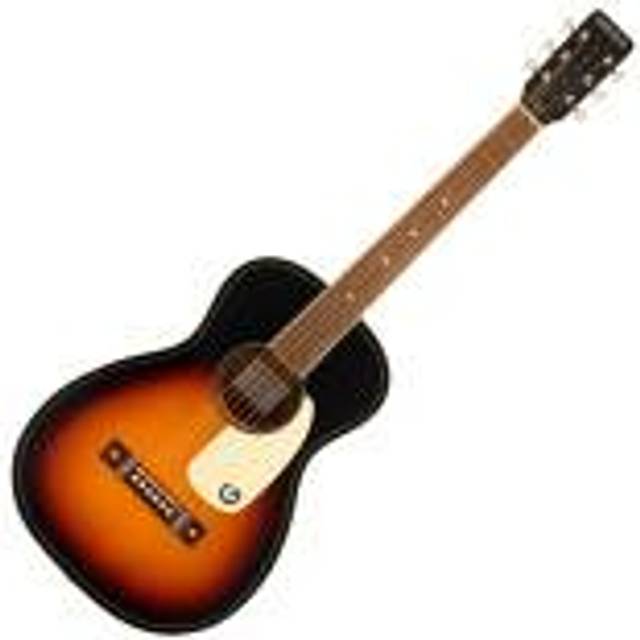 Gretsch Guitars Grestch Jim Dandy Parlor 6-String Right-Handed Acoustic Guitar with Walnut Fingerboard (Rex Burst)