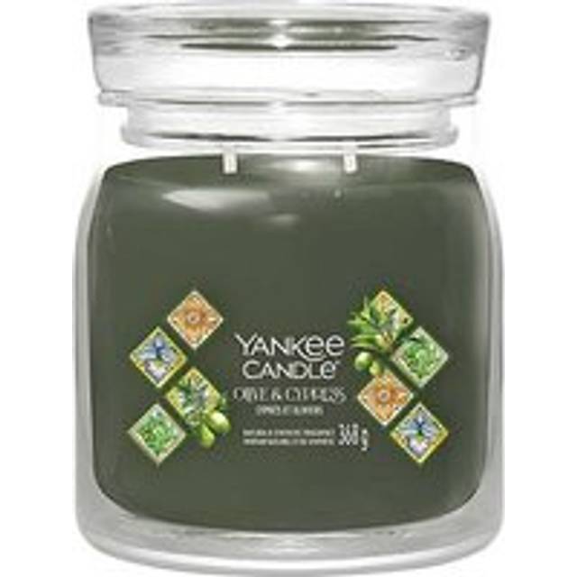 Yankee Candle Olive &amp; Cypress Candle Medium
