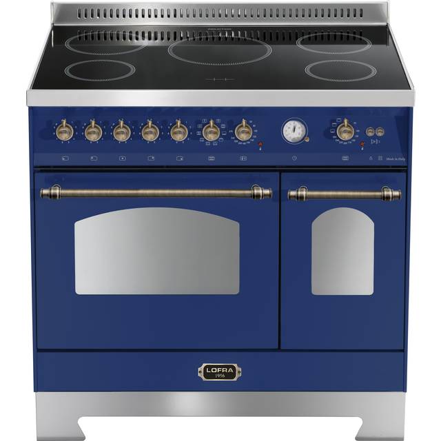 Spis - Dolce Vita 90 cm induktion (2 ugnar) (Blå/Brons)