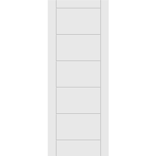 White Internal Primed 7 Panel Ladder Door (121739) Jeld-Wen