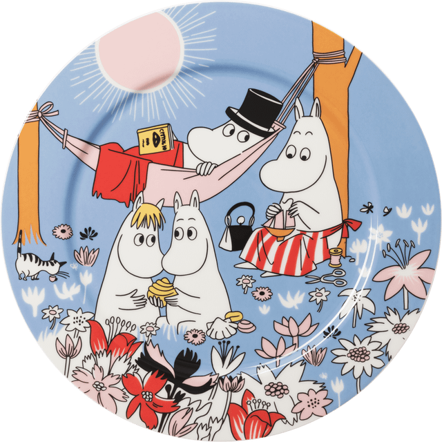 Moomin Arabia Family time Moomin serving dish Ø30 cm