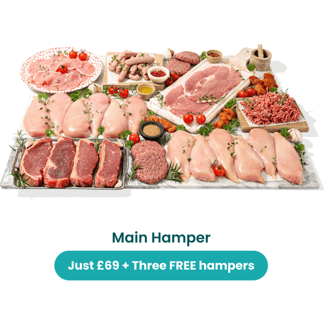 MuscleFood Quadruple Steal Deal - 4 for the price of 1, Premium Meats, Chicken, Pork, Beef, Free Hampers