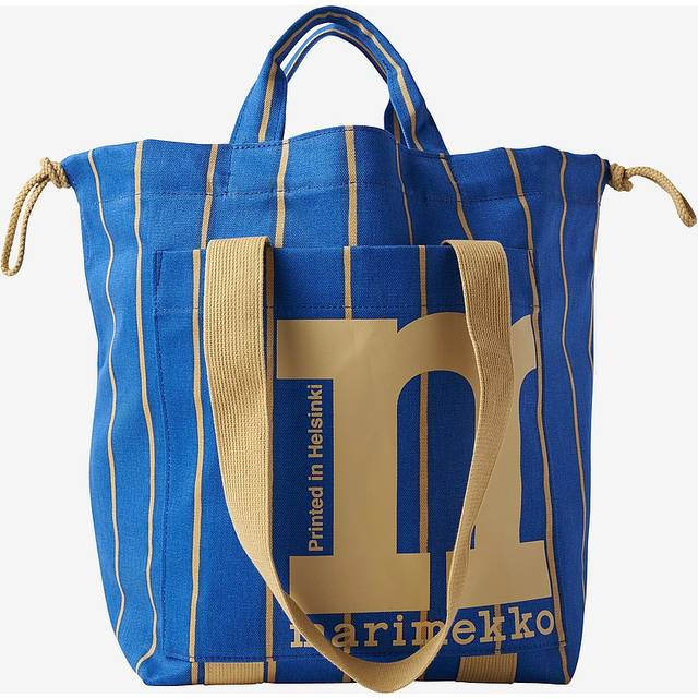 Marimekko - Mono City Tote Puhveli - Blå