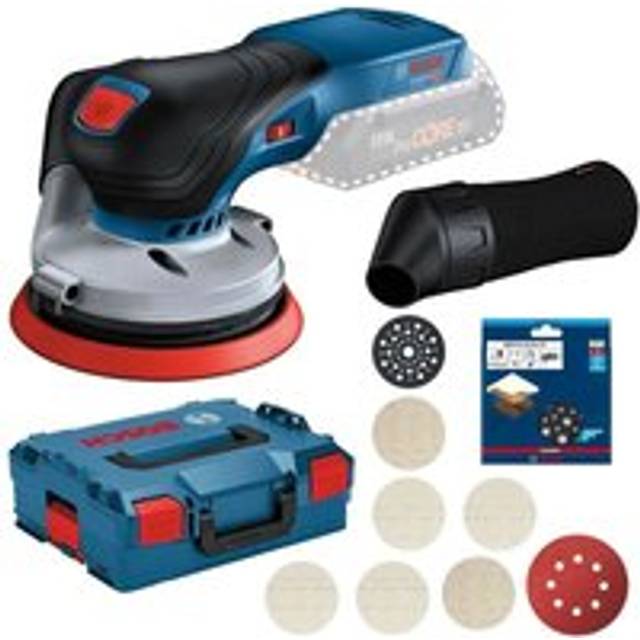 Gex 18V-125 Brushless 18v Random Orbital Sander Lboxx 7pc expert M480 Mesh - Bosch