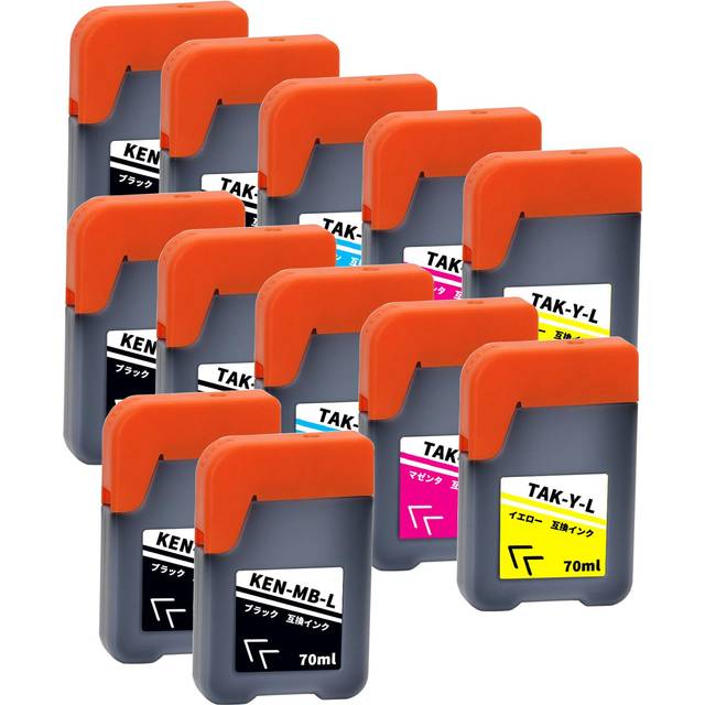 For EPSON For Epson compatible ink bottle Refill ink Kendama ink Taketonbo ink Set of 12 Compatible M752TB colors large capacity KETA-5CL-L KEN-BK-L