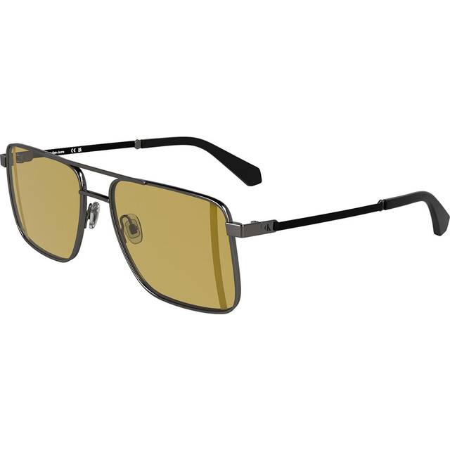 Calvin Klein Man CKJ25201S 017 Sunglasses Metal Ruthenium  Pilot Normal
