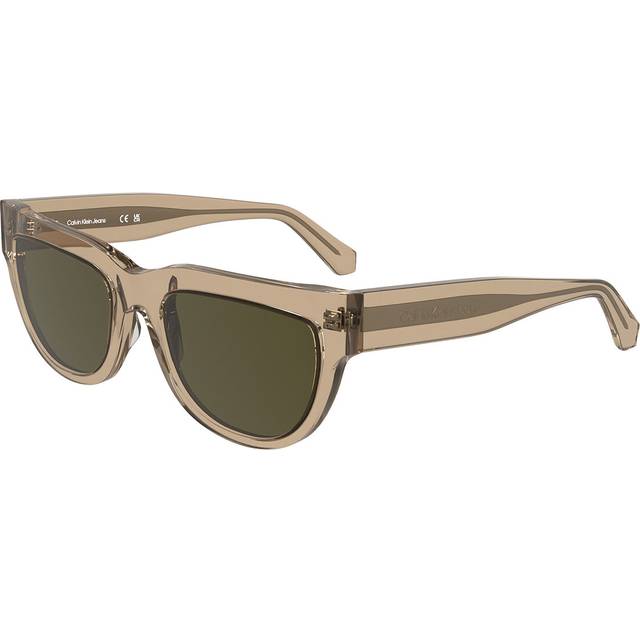 Calvin Klein Kvinna CKJ25600S 208 Solglasögon Acetat Brun Cat Eye Normal