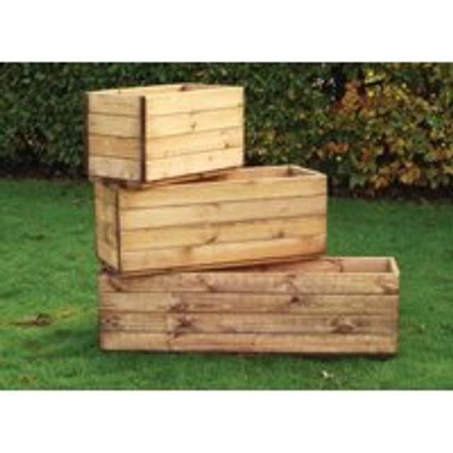 Open Trough Set - Brown - One Size