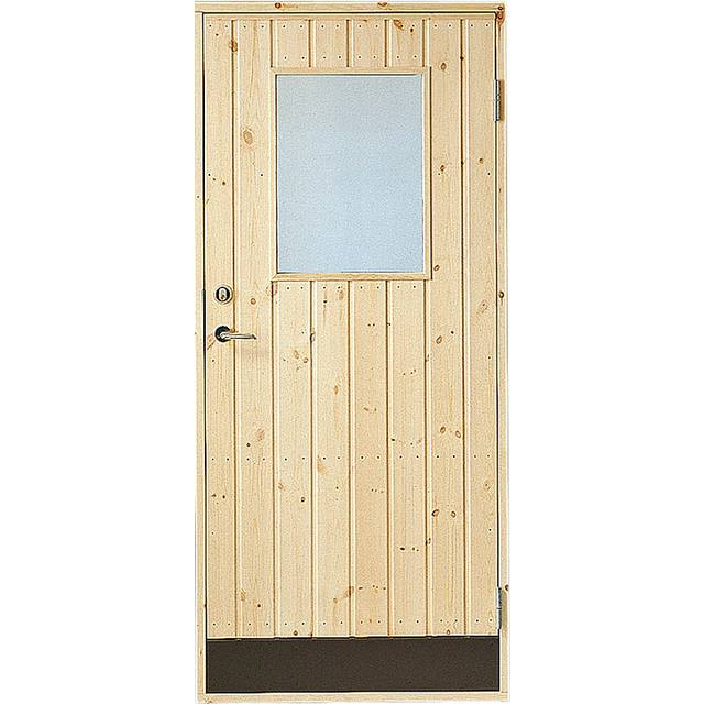 Jabo 25506 Kallförrådsdörr med fönster Höger