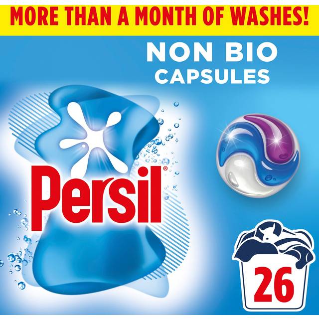 Persil 3 in 1 Washing Capsules Non Bio 26 washes