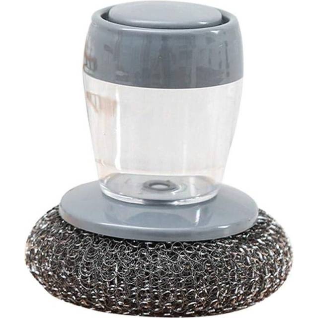 Kitchen Scrub Brush Kitchen Cleaning Scrubber with Soap Dispenser Dish Brush