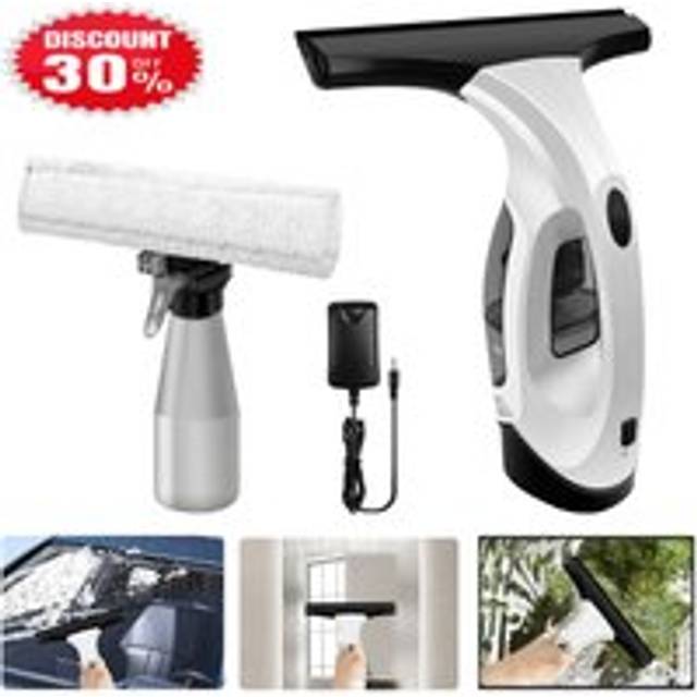Day Plus - Cordless Window Vac Rechargeable Vacuum Cleaner Squeegee Hand-Held Lightweight