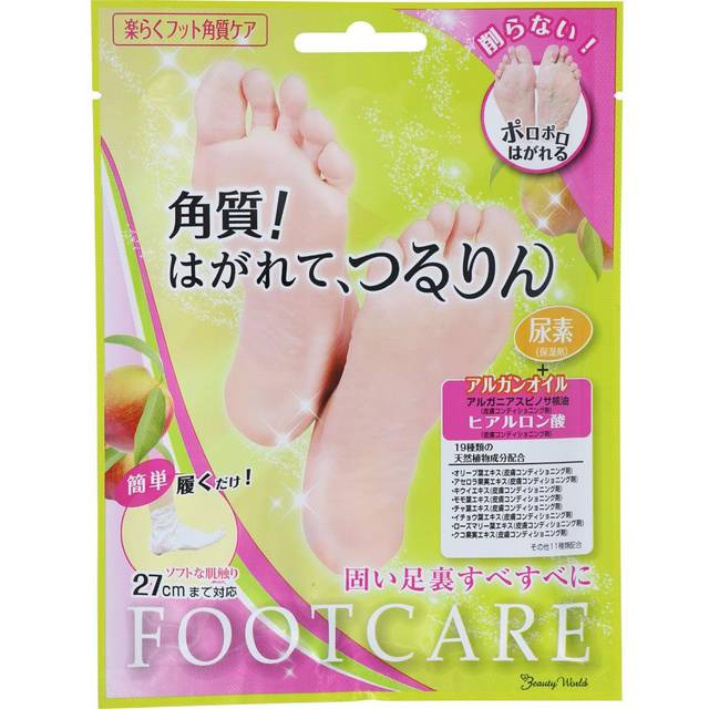 Trendy House Exfoliant foot care mask (designated quasi-drug) Exfoliation Body Care To use: 1. Spread out the foot mask and cut off both sides of the