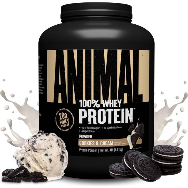 Animal  100% Whey Protein Powder™  Cookies & Cream  4 lb (1.81 kg)