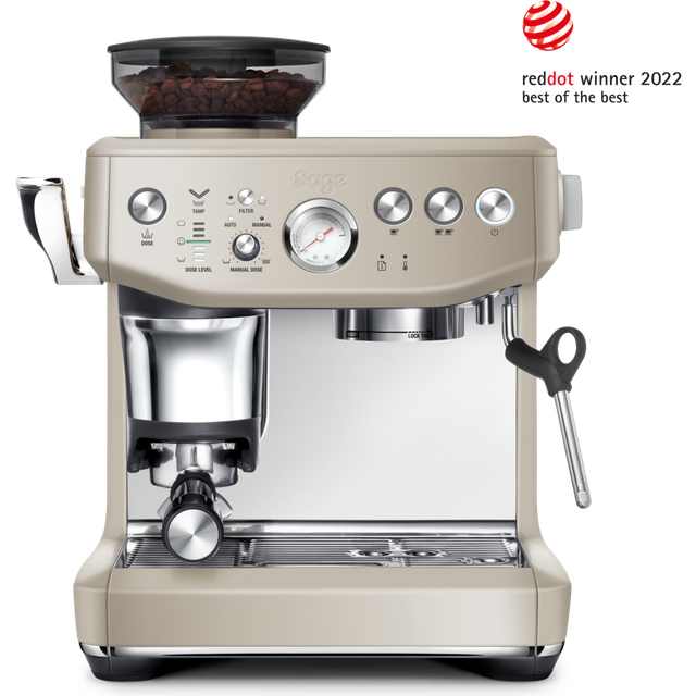 Sage The Barista Express Impress Coffee Machine Almond Nougat With FREE Gift