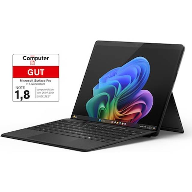 Microsoft Surface Pro 11 Copilot+ PC Qualcomm Snapdragon 1 TB 33 cm (13") 16 GB Wi-Fi 7 (802.11be) Windows 11 Home Black