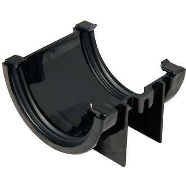FloPlast 76mm Black MiniFlo Gutter Union Bracket