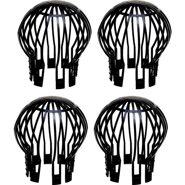 Pack Of 4 Flexible Plastic Gutter Guards, Keep Gutters Clear Of Leaves, Moss, Mud, Balls And Other Debris