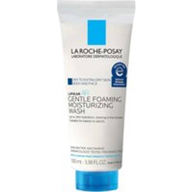 La Roche-Posay Lipikar AP+ Gentle Foaming Moisturizing Wash  Shea Butter + Niacinamide + Glycerin  Moisturizing Body Wash For Dry Skin  National Eczem