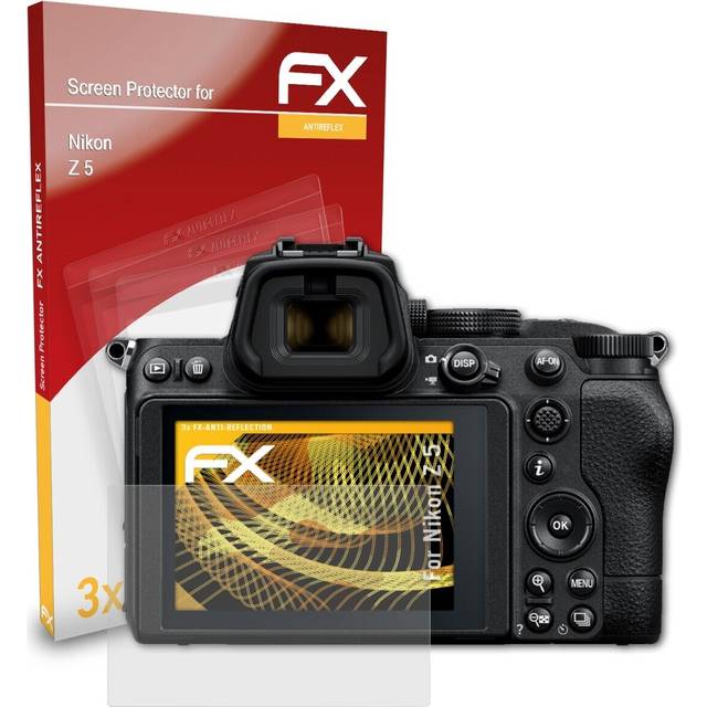Atfolix 3x screen protector for nikon z 5 screen protection film matt&shockproof