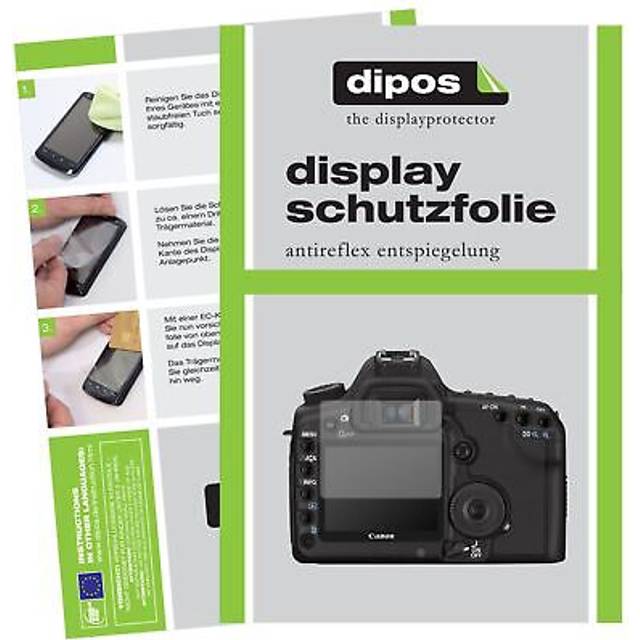 2x screen protector for canon eos 5d mark ii protection anti glare dipos