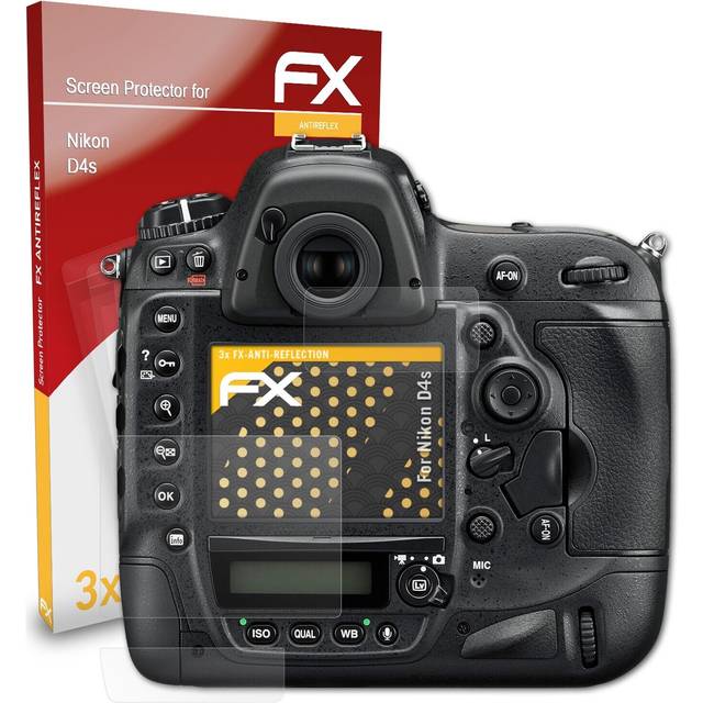 Atfolix 3x Screen Protector For Nikon D4s Screen Protection Film Matt&shockproof