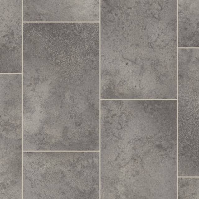 "(9m(29'5"") X 2m(6'6"")-18mÂ², Neptune Grey Tile) Tile Effect Anti Slip Lino Vinyl Flooring For LivingRoom, Kitchen Sheet Vinyl"