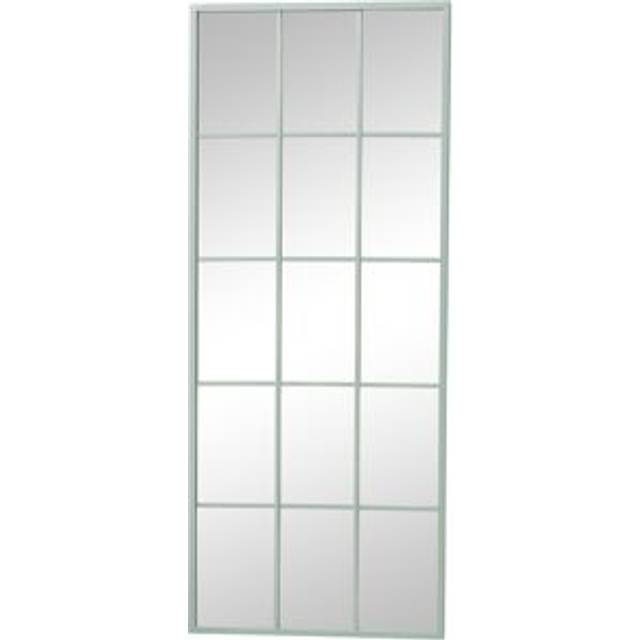 Extra Large Sage Green Window Mirror 144cm x 59cm Material: Garden