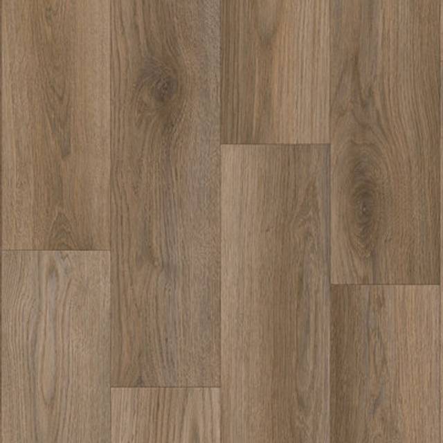Brown Wood Effect 2.8mm Cushion Backed Sheet Vinyl -3mX2m - One Size