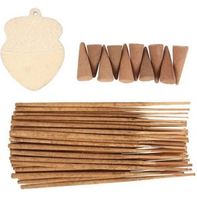 Something Different Autumn Vanilla Acorn Incense Gift Set - Brown